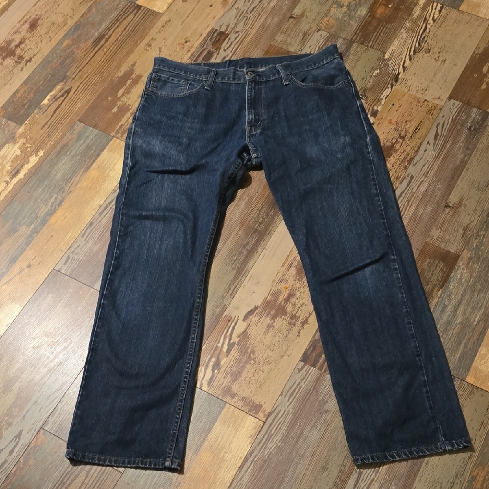 Levi's 514 Denim Blue‎ Jeans Straight Leg Mens Size 36/32